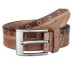Men's Genuine Leather Belt- Brown | Pin buckle